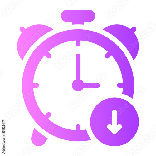reduce time gradient icon