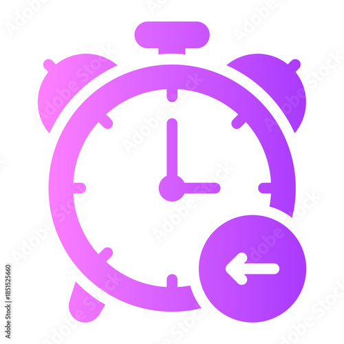 reduce time gradient icon
