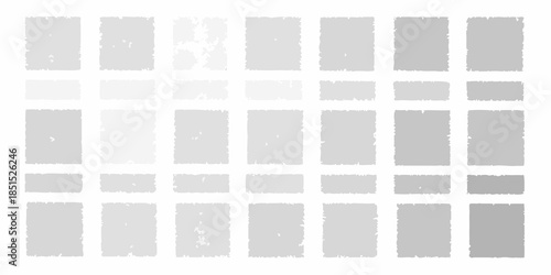 A grayscale gradient comprised of numerous rectangular blocks with varying shades