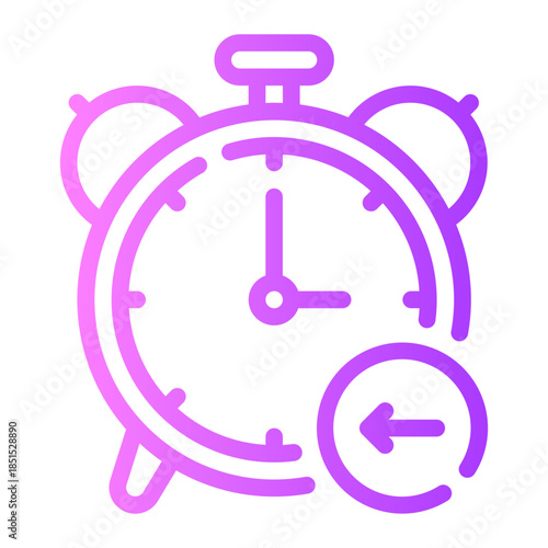 reduce time gradient icon