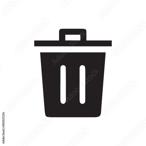 Trush bin icon sign vector