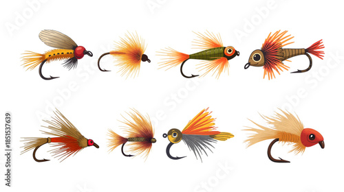 vector illustration of an abstract fish