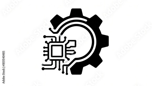 Gear with circuit board and brain