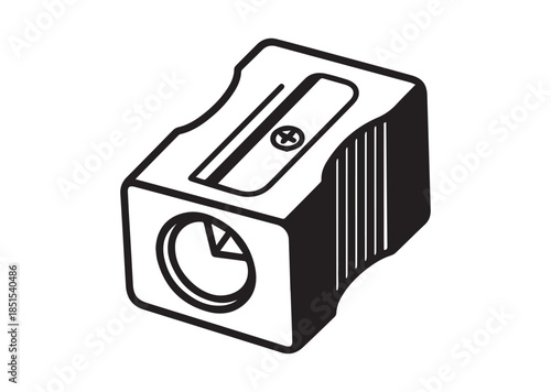 Sharpener icon, Sharpener silhouette vector
