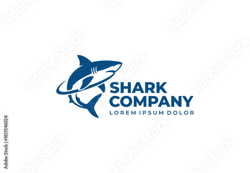 Shark concept logo design for your branding and identity