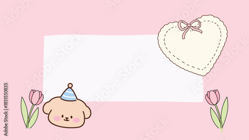 Playful Birthday Background Template 