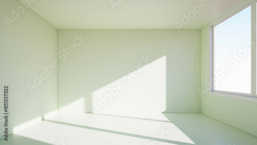 Wallpaper Mural Empty room with sunlight shining through a window Torontodigital.ca