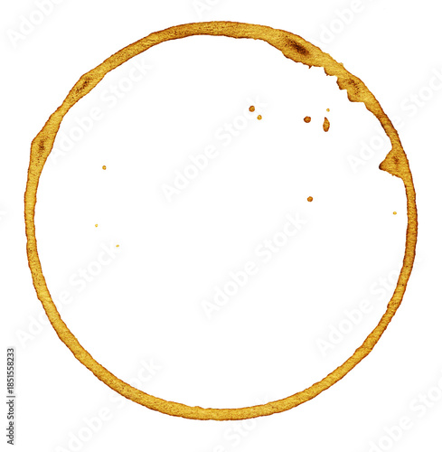 Wallpaper Mural coffee stain 20. an image of vintage coffee marks on white paper. Torontodigital.ca