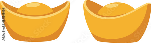 Celebrating Chinese New Year with Lunar Traditions and Golden Ingots in a Cultural Setting