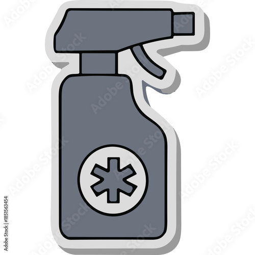 Medical Disinfectant Spray Bottle Icon