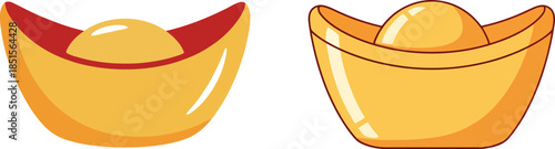 Celebrating Chinese New Year with Lunar Traditions and Golden Ingots in a Cultural Setting