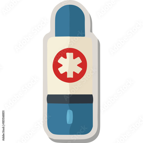 Medical ID Device Icon with Star of Life