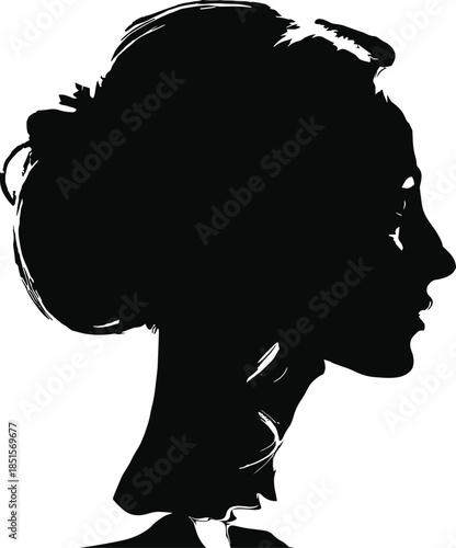 Tyrannosaurus Rex T-Rex dinosaur silhouette vector illustration, prehistoric reptile, jurassic period, predator animal, mascot, detailed graphic minimal design element, black icon, wildlife.