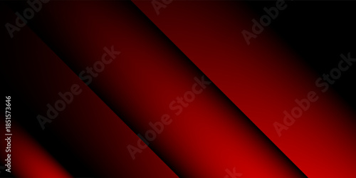 Art & IllustrationModern background. Black and red gradations, slash shape effect style,abstract background. Eps 10