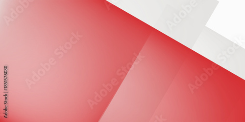 Geometric background. Red and gray colors. Decorative web banner or layout. Vector illustration. EPS 10