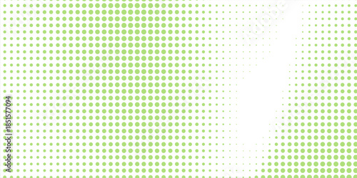 Light Green vector modern geometrical circle abstract background. Modern Dotted texture template. Aesthetic Geometric pattern in halftone style with gradient