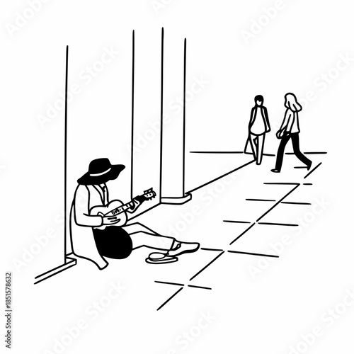 business man on a ladder