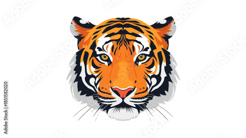 tiger head vector