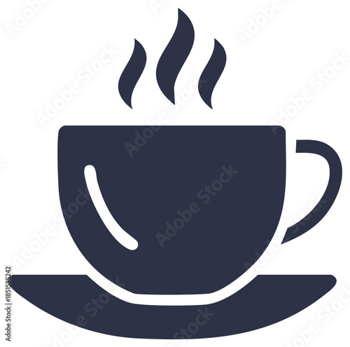 Steaming Cup of Hot Beverage Icon