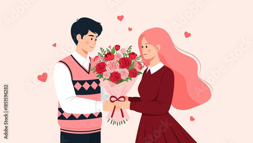 Valentine's Day Gift: A Bouquet of Love