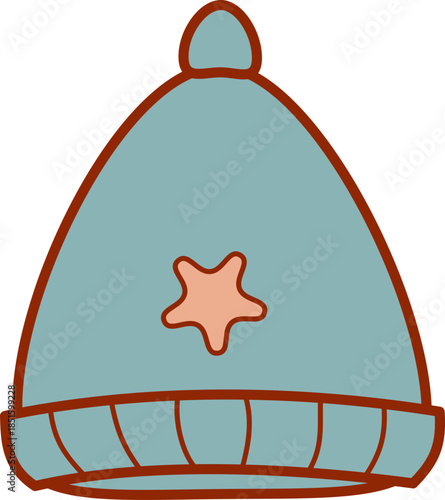 vector illustration of Kerpus recolorable