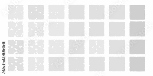A grid of textured grayscale squares arranged in a rectangular pattern