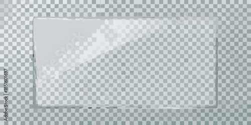 Clear plastic wrap over a transparent checkered background isolated view