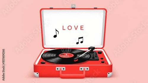 Spinning a Timeless Love Song on a Vintage Turntable