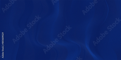 Premium background design with diagonal dark blue line pattern. Vector horizontal template for digital lux business banner, contemporary formal invitation, luxury voucher, prestigious gift certificate
