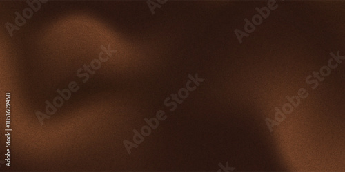 Dark brown gradient mesh background with noise as a seamless pattern. Abstract vector illustration of soft mocha mousse color with watercolor effect and texture.