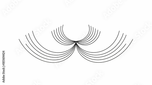 Black Eyelashes Closeup Beauty Makeup Detail.