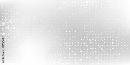 Abstract transparant foil background with metal mirror texture. Chrome gradient surface with light gloss simple abstract modern art