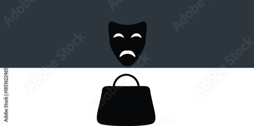 Sadness and shopping bag