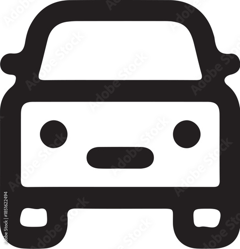 Car  Icon simple icon. Vector ICON all icon Viktor.
