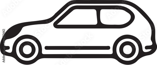 Car  Icon simple icon. Vector ICON all icon Viktor.
