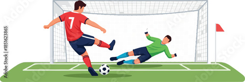 set of vector people play football soccer . Illustrations of people. run , practice, gym isolated object flat style 2D