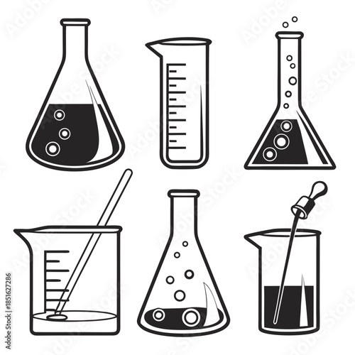 Laboratory glassware set