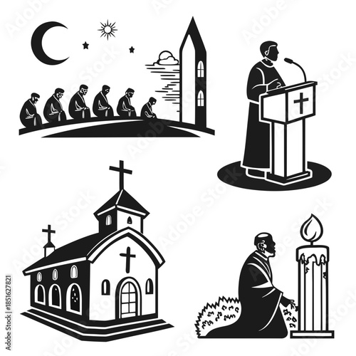 Religious icons and symbols