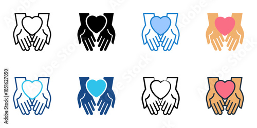 Giving icons set multiple style collection.
