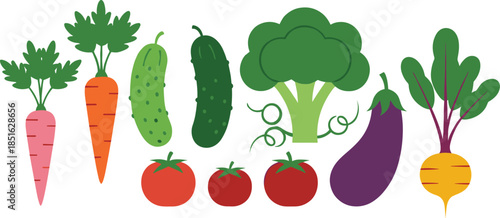 Minimalist Flat Vector Icons of Two Doghouses Featuring Paw Print and Bone Decorations on Green and Cream Wood Colors