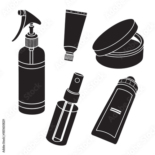 Collection of beauty and personal care products