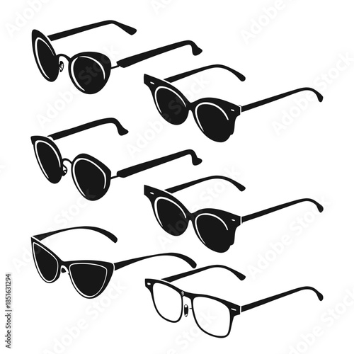 Collection of stylish sunglasses