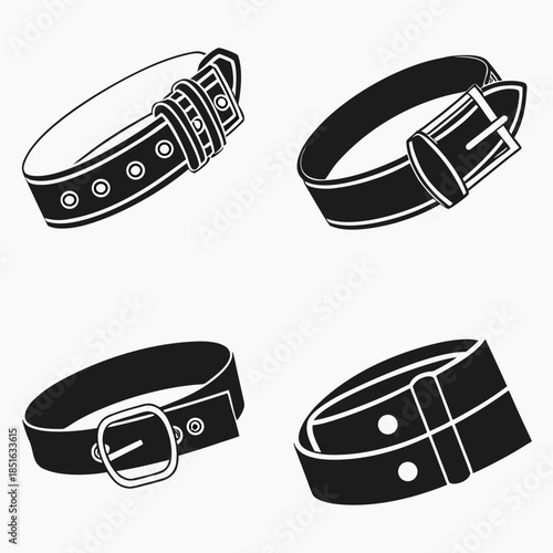 Collection of dog collars