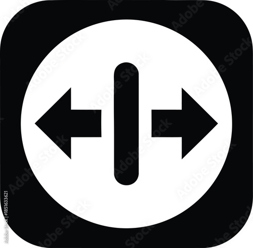 Left right arrow icon