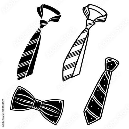 Collection of formal wear accessories