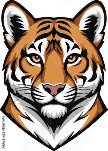 tiger head vector