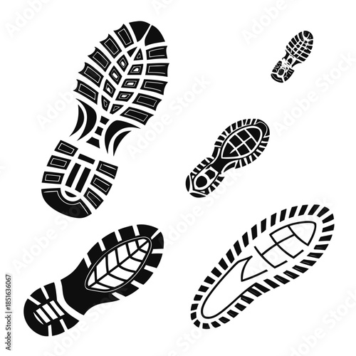 Shoe print collection