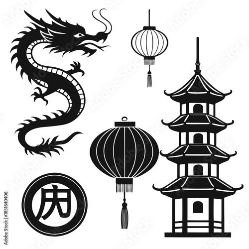 Asian cultural symbols