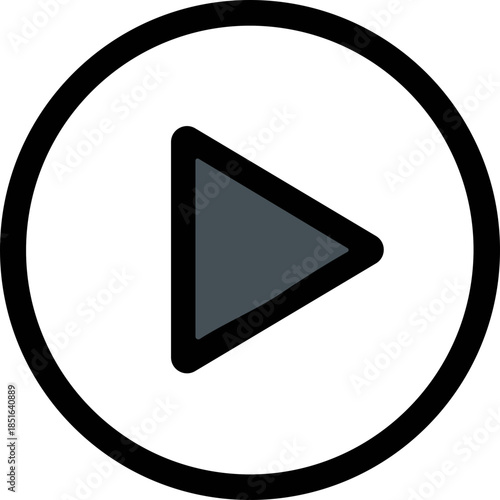 Simple Play Button Icon