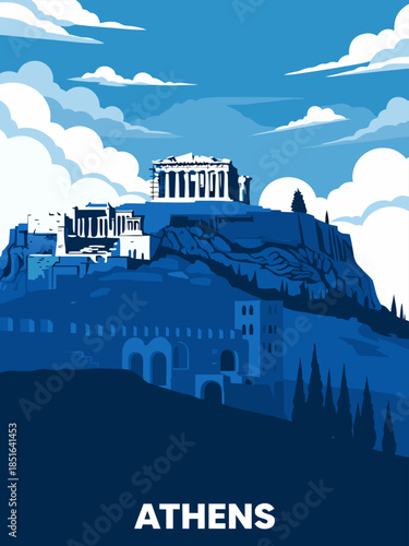 Athens Acropolis and Parthenon Iconic Ancient Greek Landmark and Travel Destination